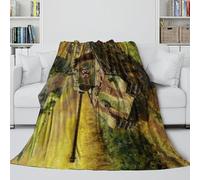 Allemand Panther Char Couverture Peluche - Militaire Couverture Cool Cadeau Anniversaire pour Mari/Petit Ami/Petite Amie/Voisin - Décor Berceau Canapé Lit 40x50inch(100x130cm)