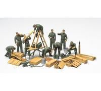 Allemand WWII Réservoir Crew Field Maintenace Set 1:48 Figurine Plastique Model