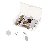 Allen Company Lot de 50 punaises réfléchissantes blanches 1,27 cm