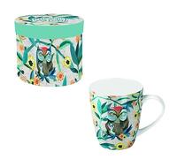 Allen Designs - Tasse individuelle dans une boîte cadeau réutilisable hibou et rôdé