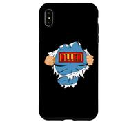 Allen First Name Superhero for Boys Named Allen Coque pour iPhone XS Max