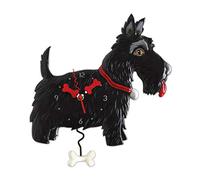 ALLEN P1762 Horloge Scotty Dog, Plastique, Multicolore, 35 x 30.5 x 35 cm