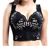 Allence Femme Soutien Gorge Post Operatoire Sport Brassiere Fermeture Devant sans Armature Brassière Yoga sans Armature Grande Taille Bralette Femme sans Bretelle Sport Yoga