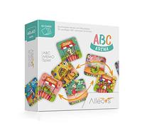 ALLEOVS ABC-Arena - Jeu de mémoire de l alphabet Allemand avec Les Animaux du Cirque Jeu éducatif pour 1 6 Enfants partir de 4 Ans 52 Cartes pour Apprendre l alphabet
