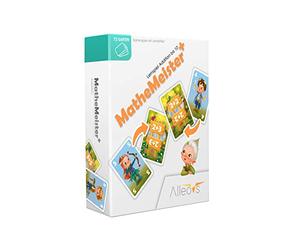 ALLEOVS Mathemeister Plus+ Jeu éducatif pour l'addition Plus - Râteau Flash dans la tête - Jeu de réaction pour Les Enfants à partir de 6 Ans (2 à 4 Joueurs)