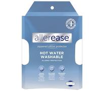 Aller-Ease Lot de 2 protège-oreillers lavables à l'eau chaude avec fermeture éclair