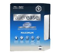 Aller-Ease Maximum Allergy Protège-Matelas en mélange de Polyester Blanc King Size