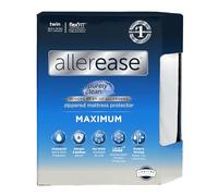 Aller-Ease Maximum Allergy Protège-Matelas en Polyester Blanc Taille Double