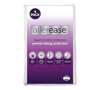 Aller-Ease Ultimate Protège-Oreiller, 88 % Polyester, 12 % Nylon, Blanc, Standard