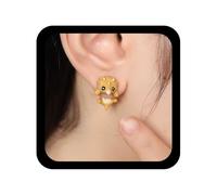 Allereya Boucles D'oreilles Dino Jaune Vintage Boucles D'oreilles Dinosaure Boucles D'oreilles Dinosaure Boucles D'oreilles Triceratops Bijoux Pour Femmes