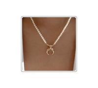 Allereya Collier Ras Du Cou En Perles Boho Collier De Mariage En Perles Blanches Collier Pendentif Lune Or Collier Croissant De Lune Collier Ras Du Cou Cornes De Taureau Pendentif Céleste Bijoux