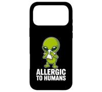 Allergic to Humans Funny Alien Introverti Humour Coque pour iPhone 17 Pro Max