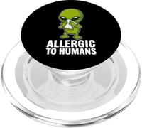 Allergic to Humans Funny Alien Introverti Humour PopSockets PopGrip pour MagSafe