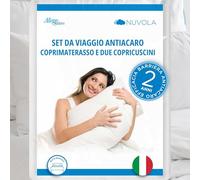 Allergosystem Nuvola Parure de lit avec Housse de Protection Anti-acariens pour lit Double 170 x 200 cm