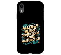 Allergy Alert Some Foods Cause Malfunction - Coque pour iPhone XR