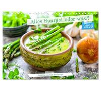 Alles asperges oder was?! - Gerichte rund um den Asperges (calendrier mural 2026 DIN A4 paysage) - Calendrier mensuel CALVENDO