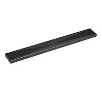 ALLES IM GRIFF Allles Abia LA Poignée de meuble plate 160 mm largeur 202 mm - Poignée d'armoire pour façades de meubles - Zinc moulé sous pression noir mat