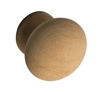 ALLES IM GRIFF Hemera Bouton de meuble en bois brut Ø 30 mm Profondeur 28 mm