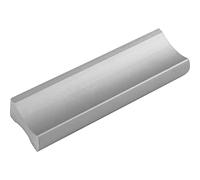 ALLES IM GRIFF Poignée de meuble Alto LA 160 mm - Poignée de tiroir plate Largeur 200 mm - Idéal pour tiroirs en aluminium anodisé naturel