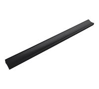 ALLES IM GRIFF Poignée de meuble Alto LA 192 mm - Poignée plate de tiroir largeur 230 mm - Idéal pour tiroirs, aluminium noir mat