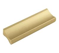 ALLES IM GRIFF Poignée de meuble Alto LA 32 mm - Poignée plate de tiroir largeur 58 mm - Idéal pour tiroirs, aluminium doré mat