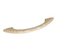 ALLES IM GRIFF Poignée de meuble LA 128 mm - Poignée en bois de frêne brut Largeur 172 mm