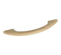 ALLES IM GRIFF Poignée de meuble LA 128 mm - Poignée en bois de largeur 172 mm - Poignée de meuble en bois, chêne brut