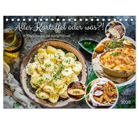 Alles Kartoffel oder was?! - Gerichte aus der Kartoffelwelt (Tischkalender 2026 DIN A5 quer), CALVENDO Monatskalender: Köstliche KI-Kartoffelkreationen im Jahresverlauf