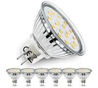 Allesgute Ampoules MR16 LED GU5.3 Blanc Neutre 4500K,5W 12V Equivalent à 45W lampe halogène450LM, 120° Angle, Ampoules LED Spot Non Dimmable(Lot de 6)