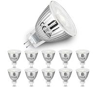 Allesgute Lot 10 Ampoules LED GU4 MR11 5W 12V Remplacent 45W Halogène Blanc Chaud 3000K 400LM Non Dimmable Économie d'Énergie