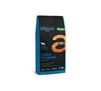 ALLEVA - Croquettes Poisson & Potiron Alleva Natural - Alimentation Chien - Medium/Maxi - Sac de Croquettes 12 kg