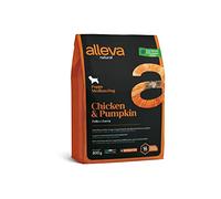 Alleva Croquettes sèches Natural pour chiots de taille moyenne riche en poulet et citrouille fraîche 800 grammes
