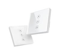 ALLEVOI Interrupteur Volet Roulant WiFi, 2 Pack Interrupteur Intelligente de Stores Compatible avec Alexa/Google Home/Smart Life, Contrôle de Pourcentage et Commande Vocale (Fil Neutre Requis)