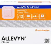 Allevyn Ag Adhesive 7,5x7,5 cm Pansement pour plaie 10 pces