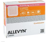 Allevyn Ag Gentle Border 7,5x7,5 cm Pansement pour plaie 10 pces