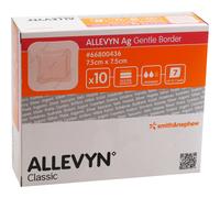 Allevyn Ag Gentle Border Pansement Adhésif Silicone 7,5x7,5cm Pièces 10