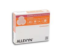 Allevyn Boîte Gent Border Lite MultiSite 8 cm x 8.4 cm en mousse soutenu compresses - 10