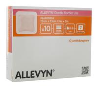 Allevyn Gentle Border Lite Pansement Hydrocellulaire Adhésif 7,5x7,5cm Pièces 10