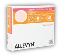 Smith & Nephew ALLEVYN Gentle Border Lite Vinaigrette ovale 8,6 x 7,7 cm