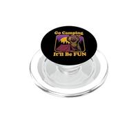 Allez Camper, Ils Ont Dit... Fun Camp de Camping avec Un Grizzly et Un Ours PopSockets PopGrip pour MagSafe