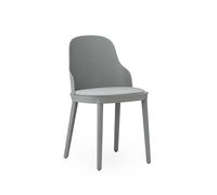 Allez Chaise de Salle à Manger Toile Rembourrée Gris