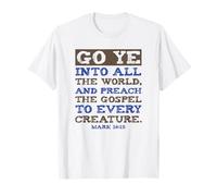 Allez dans Le Monde Entier et prêchez l'Evangile, KJV Pastor T-Shirt