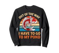 Allez dans Mon étang à carpes koï, Poissons koï, Anime Japonais, Carpe Kawaii Sweatshirt
