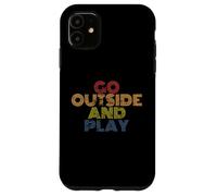 Allez dehors et jouez au rétro vintage des années 70 Coque pour iPhone 11