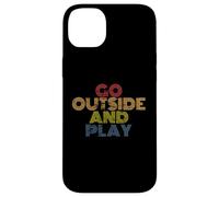 Allez dehors et jouez au rétro vintage des années 70 Coque pour iPhone 14 Plus
