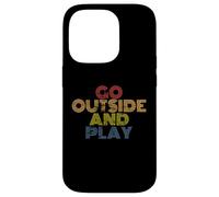 Allez dehors et jouez au rétro vintage des années 70 Coque pour iPhone 14 Pro