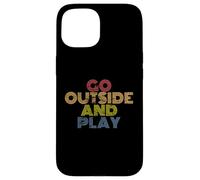 Allez dehors et jouez au rétro vintage des années 70 Coque pour iPhone 15