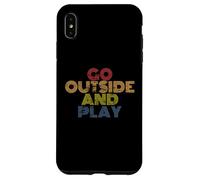 Allez dehors et jouez au rétro vintage des années 70 Coque pour iPhone XS Max