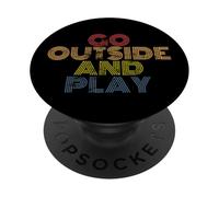Allez dehors et jouez au rétro vintage des années 70 PopSockets PopGrip Adhésif