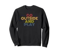 Allez dehors et jouez au rétro vintage des années 70 Sweatshirt